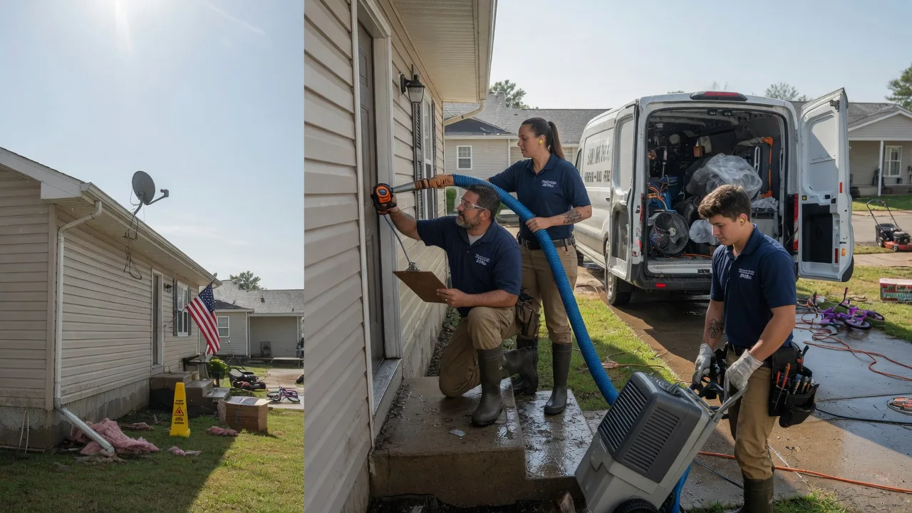 Ceiling Water Damage Restoration in Holliday, TX near me